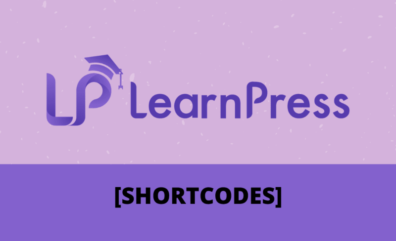 learnpress shortcodes